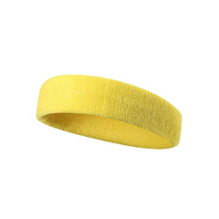Pure Color Sports Headband Running Headwear Sweat-Absorbent Headband Basketball Antiperspirant Belt Fitness Sweat Guide Belt