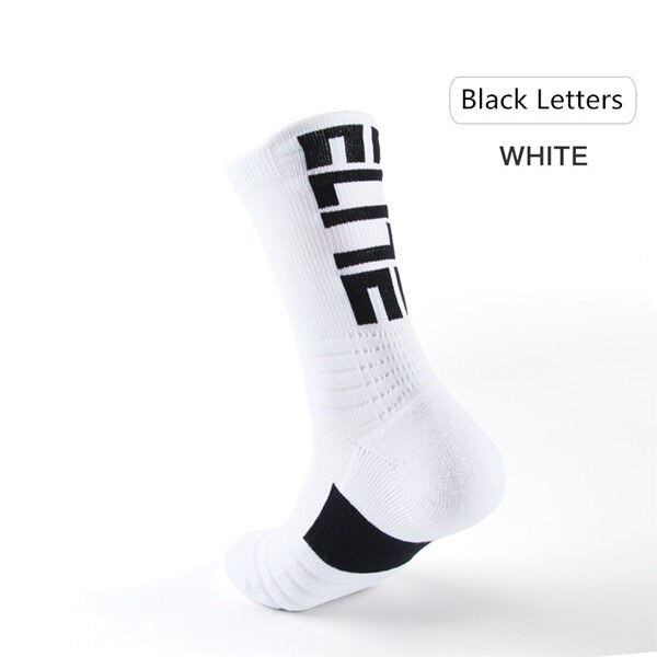 Men's Elite Sports Socks Basketball Anti-slip Thickened Terry Damping Anti-shock Socks  Knitting Delivery Within 24 Hours