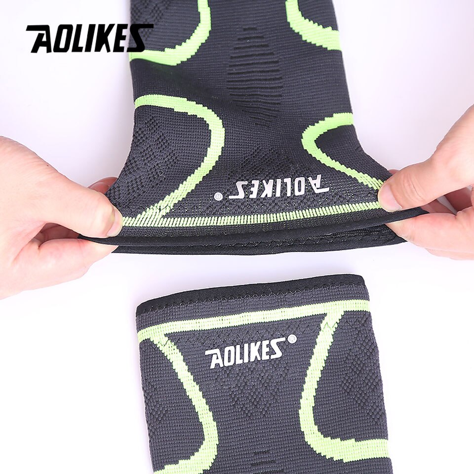 AOLIKES 1PCS Breathable Elbow Support Basketball Football Sports Safety Volleyball Elbow Pad Elastic Elbow Supporter