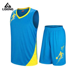 Kids Basketball Jersey Sets Uniforms kits Child Boys Girls Sports clothing Breathable Youth Training basketball jerseys shorts