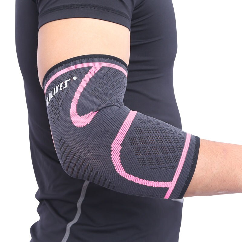 AOLIKES 1PCS Breathable Elbow Support Basketball Football Sports Safety Volleyball Elbow Pad Elastic Elbow Supporter