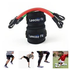 LEEASY Leg Trainer Kinetic Speed Agility Training Band Elastic bands Exercise workout for Athletes Football basketball Players