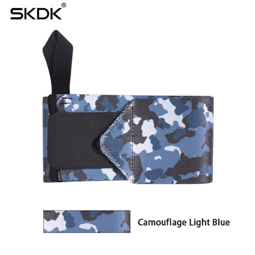 SKDK-muñequera de compresión de nailon, muñequera de camuflaje, soporte para muñeca, gimnasio, levantamiento de pesas, muñequera eléctrica para baloncesto, 1 ud.