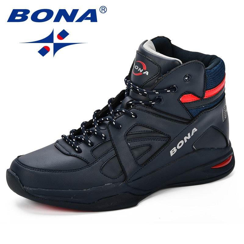 BONA Baskets Homme, zapatos de baloncesto para hombre, zapatos con abertura de vaca para hombre, Zapatos deportivos planos de alta calidad para exteriores, Zapatillas deportivas para hombre, Zapatillas cómodas