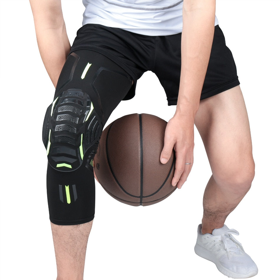 WorthWhile 1 Stück Basketball-Knieschoner, elastischer Schaumstoff, Volleyball-Knieschoner, Schutz für Fitnessausrüstung, Sporttraining, Stützarmschienen
