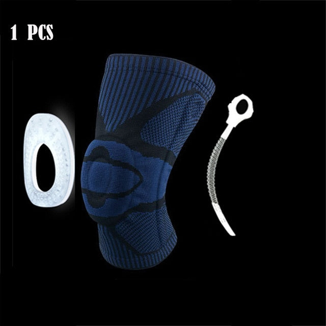 Knee Brace Compression Sleeve Non-Slip Running Hiking Soccer Basketball Meniscus Tear Arthritis Single Wrap Kneepads Knee Pads
