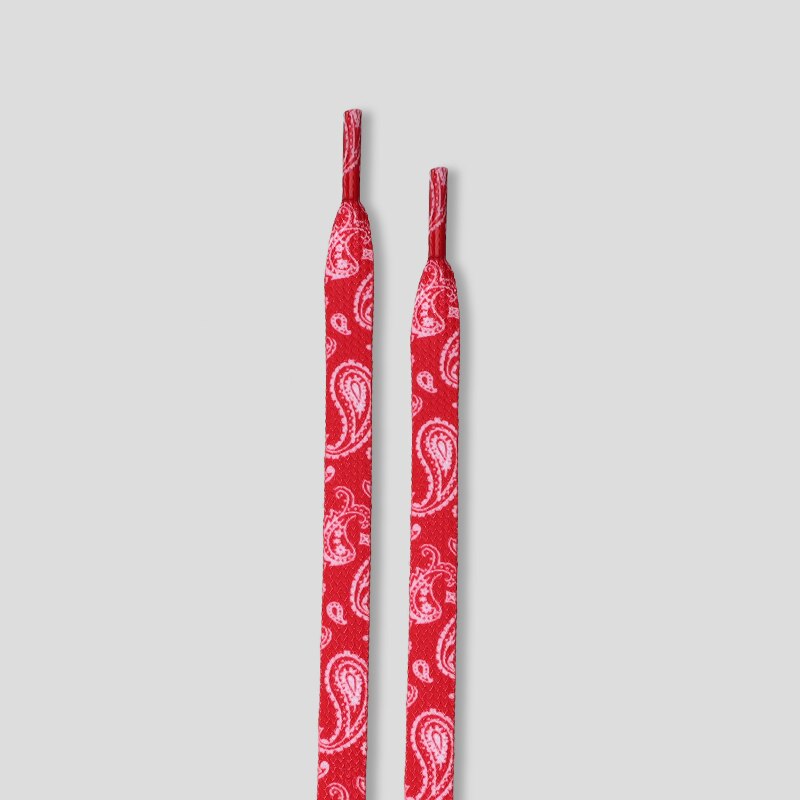 Cordones de flores de anacardo de alta calidad, 120/140/160 cm, mujeres, hombres, rojo, negro, azul, zapatos deportivos informales pintados a mano, cordones de baloncesto